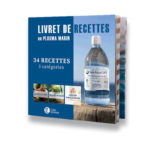 Livret de recettes sur fond blanc